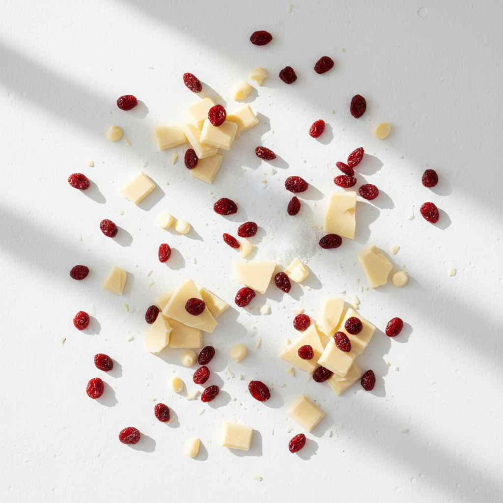 White Chocolate and Cranberry Biscotti ingredients