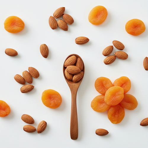 Almond and apricot ingredients
