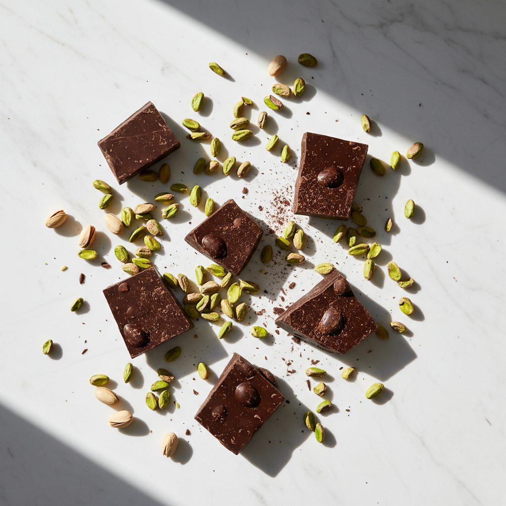 Dubai Chocolate and Pistachio Biscotti ingredients